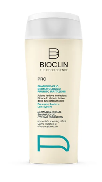 Bioclin Pro Shampoo Olio Dermatologico Prurito Irritazioni 200 ml